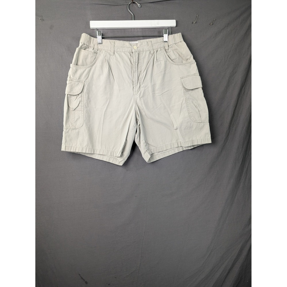 Columbia Sportswear Mens 36 Khaki Cargo Shorts Cotton XM4071 Hiking Outdoor
